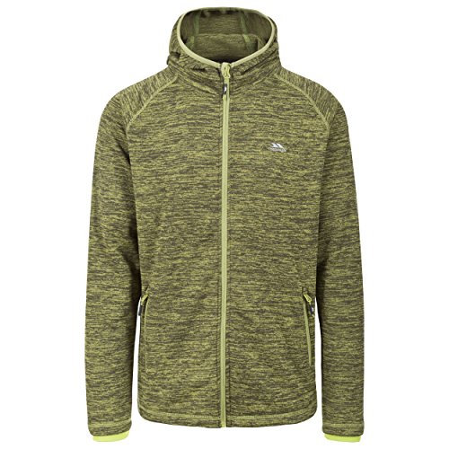 Trespass - Sudadera Afelpada con Capucha y Cremallera Modelo Northwood Hombre Caballero (Mediana (M)) (Azul Brillante Jaspeado)