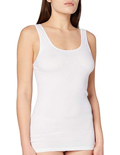 Triumph Katia Basics Shirt02 (1PL36) Camiseta Tirantes, Weiß (White 03), 44 para Mujer