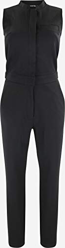 trueprodigy Casual Mujer Marca Mono Basico Ropa Retro Vintage Rock Vestir Moda Sexy Sin Manga Slim Fit Designer Fashion Overall Playsuit Jumpsuit, Colores:Black, Tamaño:XL