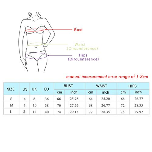 TSWRK - Traje de baño Sexy para Mujer, Dos Piezas, Tankini para Playa, Push up, Verano, Swimwsuit, Deportivo, Bathing, Sujetador Rojo M