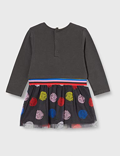Tuc Tuc Vestido Punto Y Tul Are You Ready, Gris, 4A para Niñas