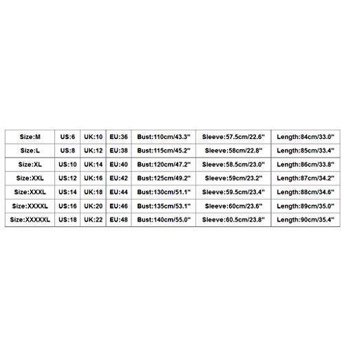 TUDUZ Blusas Mujer Manga Larga Tops Otoño Camisas Lino Camisetas Talla Extra Mini Vestido (café.b, XXL)