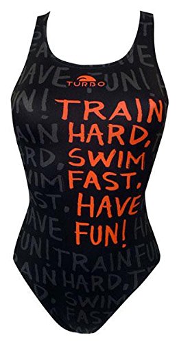 Turbo Power Train Hard Bragas de Bikini, Noir, XXXX-Large para Mujer