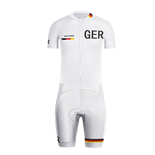 Uglyfrog #04 Bike Wear De Manga Corta Ciclismo Jersey with Short Legs Body Hombre Equipos Una Gran Cantidad De Colores Skinsuit Monos+ Gel Pad