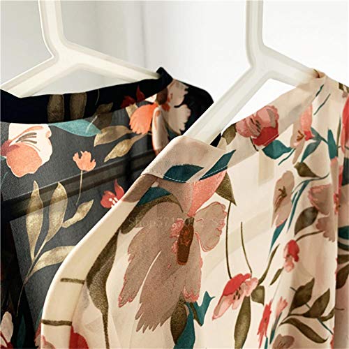 UKKO Kimono Mujer Mujeres Harajuku Cardigan Kimono Verano Floral Blusa Suelta Fina Transparente Transparente Abrigo Solar Yukata Ropa Un Tamaño