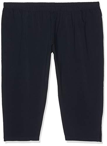 Ulla Popken Caprihose, Pantalones para Mujer, Azul (Marine 71), 60