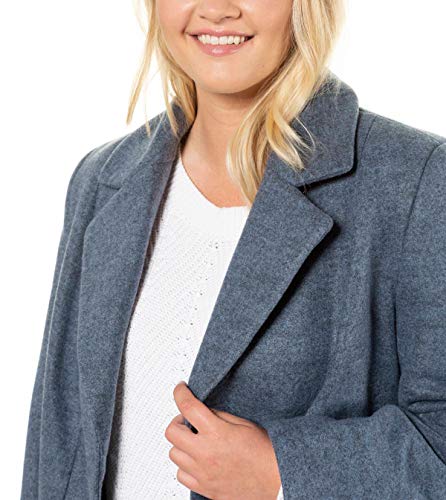 Ulla Popken Chillmalbro tee Abrigo, Azul (Marine Melliert 79), 52 (Talla del Fabricante: 50+) para Mujer