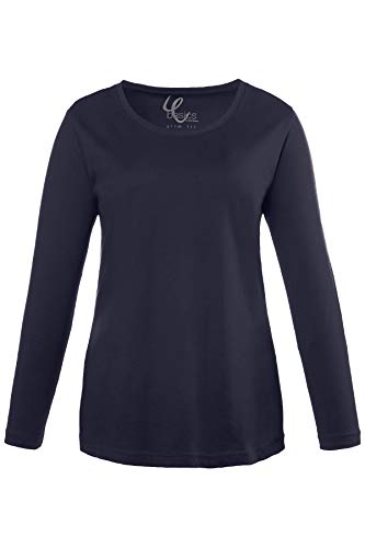 Ulla Popken Entlastungs-BH, Kelly, Ohne Bügel, Spitze Camisa Manga Larga, Azul (Blau 71), 48 (Talla del Fabricante: 46+) para Mujer