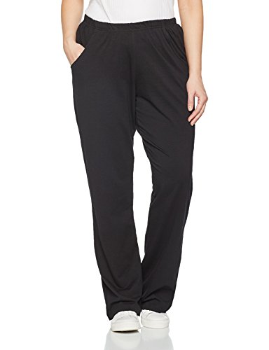Ulla Popken Hose, Bootcut_64083110 Pantalones, Negro (Schwarz 10), 50/52 para Mujer