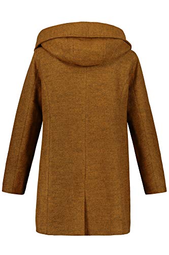 Ulla Popken Ihsamara Dr2 Abrigo, Amarillo (Gelb 62), 58 (Talla del Fabricante: 58+) para Mujer
