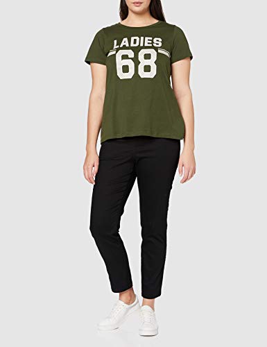 Ulla Popken Jeggings Overdyed K Mit Gürtelschlaufen, Vaqueros para Mujer, Negro (Schwarz 10), 26 EU