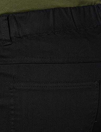 Ulla Popken Jeggings Overdyed K Mit Gürtelschlaufen, Vaqueros para Mujer, Negro (Schwarz 10), 26 EU