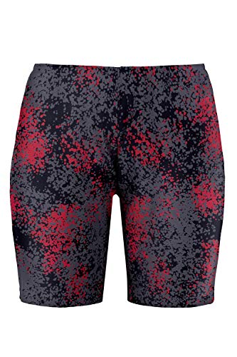 Ulla Popken Schwimmradler - Bañador para mujer Negro Negro (Black 69860910) 38