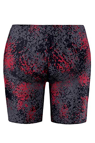 Ulla Popken Schwimmradler - Bañador para mujer Negro Negro (Black 69860910) 38