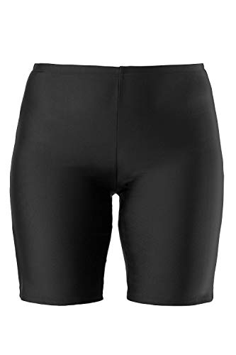 Ulla Popken Schwimmradler, Große Größen Bañador, Negro (Schwarz 10), 56 (Talla del Fabricante: 54) para Mujer