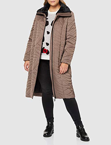 Ulla Popken Softshell-Jacke Abrigo, Marrón (Braun 31), 58 (Talla del Fabricante: 58+) para Mujer