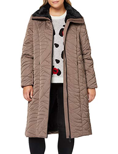 Ulla Popken Softshell-Jacke Abrigo, Marrón (Braun 31), 58 (Talla del Fabricante: 58+) para Mujer