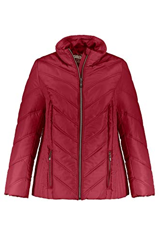 Ulla Popken Steppjacke Chaqueta Acolchada, Naranja (Dunkelrot 74948964), 48 para Mujer