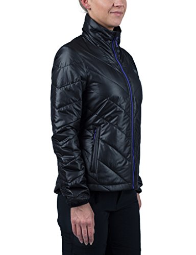 Ultrasport Advanced Chaqueta Lorma para mujer, chaqueta para todo el año, Negro/Púrpura, 2XL