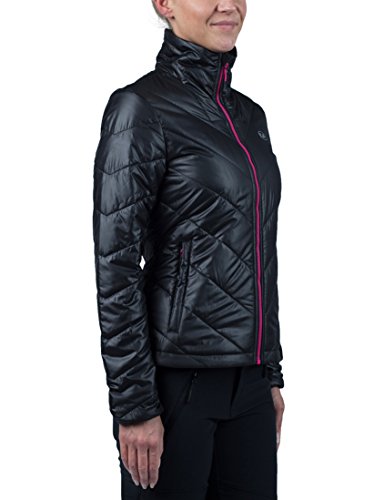 Ultrasport Advanced Chaqueta Lorma para mujer, chaqueta para todo el año, Negro/Rosa, XL
