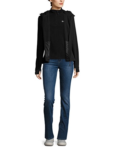 Ultrasport Advanced Chaqueta softshell para mujer Tina, chaqueta funcional moderna, chaqueta outdoor, Negro/Rojo, XL