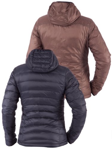 Ultrasport Avery Plumífero Reversible 2 en 1, Mujer, Negro/Marrón, L