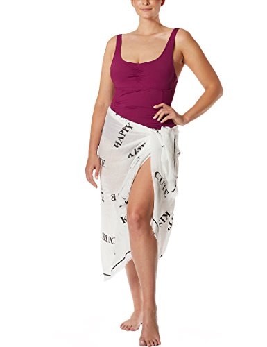 Ultrasport Basic Tessa Traje de baño, Mujer, Magenta, 4XL