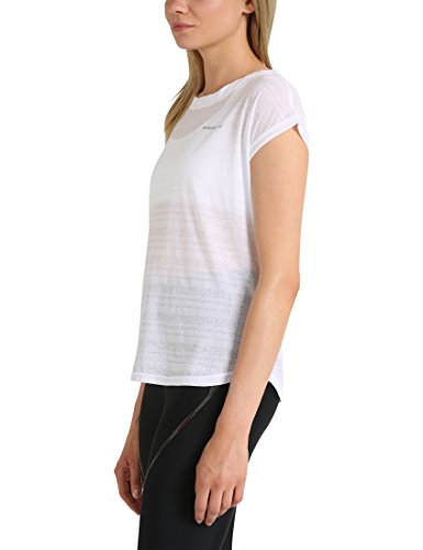 Ultrasport Endurance Skegness Camiseta de Manga Corta, Mujer, Blanco, 40