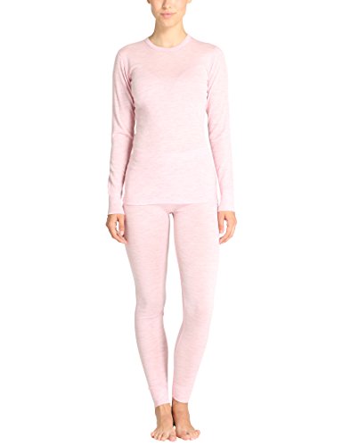 Ultrasport Pure - Camiseta Interior Funcional para Mujer, de Manga Larga, Color Rosa, tamaño S