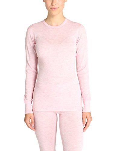 Ultrasport Pure - Camiseta Interior Funcional para Mujer, de Manga Larga, Color Rosa, tamaño S