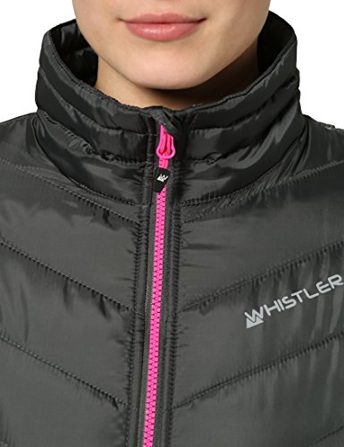 Ultrasport Whistler Foggia Chaqueta Acolchada, Mujer, Ebony, 38