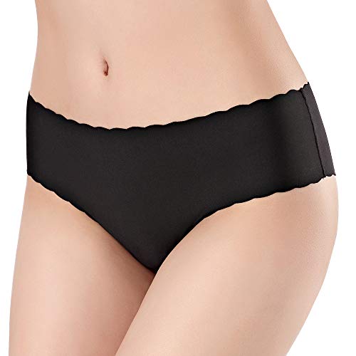 UMIPUBO Braguita para Mujer sin Costuras Señoras Algodó Ropa Interior Ultra Delgadas Low Rise Invisibles Calzoncillos de Bikini Bragas Pantalones Pack de 6