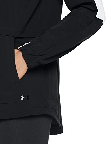 Under Armour 12.1 Storm Woven Anorak Camiseta de Manga Larga, Mujer, Negro (001), S