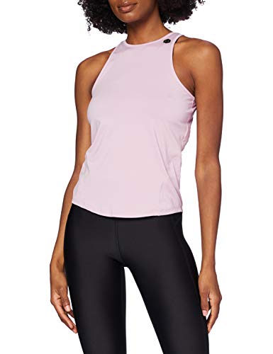 Under Armour Camiseta de Tirantes UA Rush Camisa, Pink, SM para Mujer