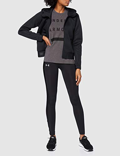 Under Armour Graphic Muscle Tank Linear Wordmark Camiseta sin Mangas, Mujer, Gris (019), L