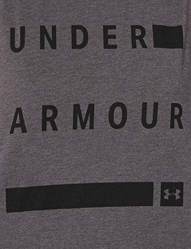 Under Armour Graphic Muscle Tank Linear Wordmark Camiseta sin Mangas, Mujer, Gris (019), L