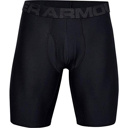 Under Armour Tech 9in 2 Pack Ropa Interior, Hombre, (Black/Black (001), S