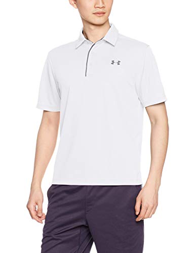 Under Armour Tech Polo, Hombre, Blanco (White/Graphite/Graphite), M