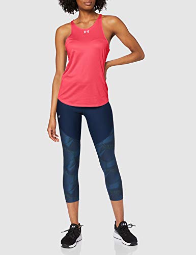 Under Armour UA Qualifier Tank Camiseta Sin Mangas, Mujer, (Impulse Pink(671), M