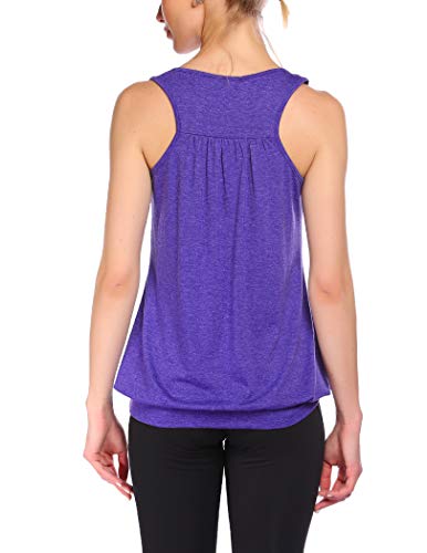 UNibelle Camisetas sin Mangas de Fitness Deportiva de Tirantes para Mujer Yoga Pilates Running S-XXL
