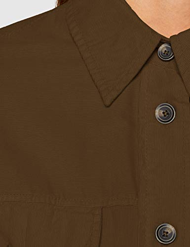 United Colors of Benetton Basico 2 Woman Camisa, Multicolor (Verde Militar 95a), Medium para Mujer