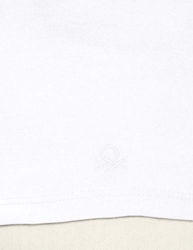 United Colors of Benetton Canotta Camiseta de Tirantes, Blanco (Bianco 101), X-Large para Mujer