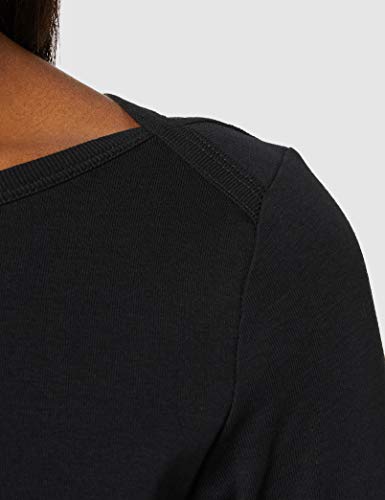 United Colors of Benetton Maglia M/l Camiseta de Tirantes, Negro (Nero 100), X-Small para Mujer