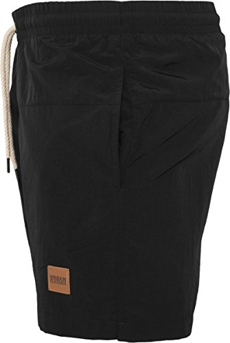 Urban Classics Block Swim Shorts Bañador de natación, Negro, 3XL para Hombre