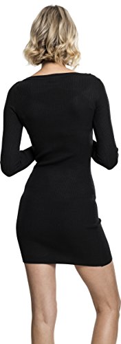 Urban Classics Ladies Cut out Dress Vestido, Negro (Black 7), S para Mujer