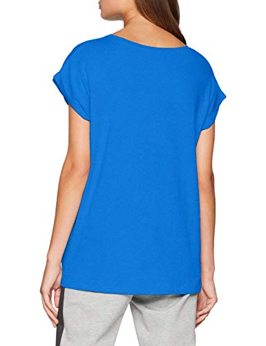 Urban Classics Ladies Extended Shoulder tee Camiseta, Azul (Bright Blue 01434), M para Mujer