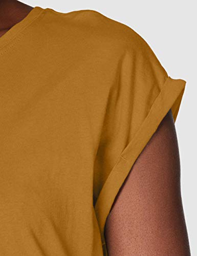 Urban Classics Ladies Extended Shoulder tee Camiseta, Marrón (Nut 01453), XXL para Mujer
