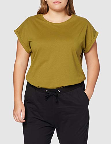 Urban Classics Ladies Extended Shoulder tee Camiseta, Marrón (Nut 01453), XXL para Mujer
