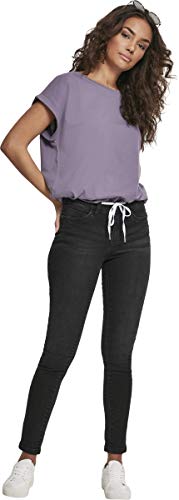 Urban Classics Ladies Extended Shoulder tee Camiseta, Morado (Dusty Purple 02249), S para Mujer