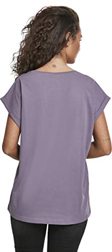 Urban Classics Ladies Extended Shoulder tee Camiseta, Morado (Dusty Purple 02249), S para Mujer